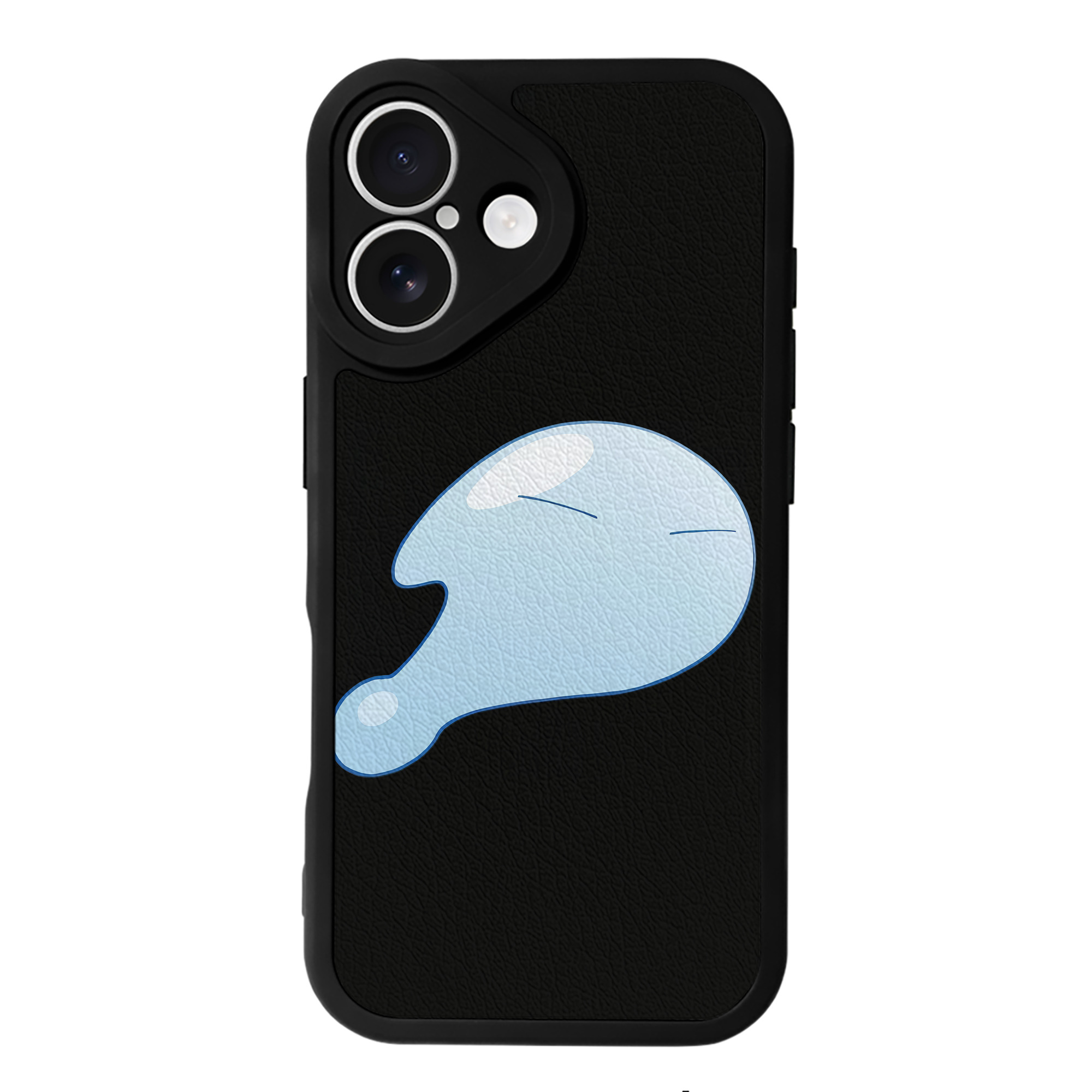 （画像用） 転スラ Regarding Reincarnated to Slime 【iPhone 16シリーズ対応】シリコンスマホケース（レザー調） 材質：シリコン